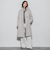 ライトジャージメルトンスタンドカラーロングコート