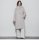 ライトジャージメルトンスタンドカラーロングコート