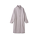 ライトジャージメルトンスタンドカラーロングコート