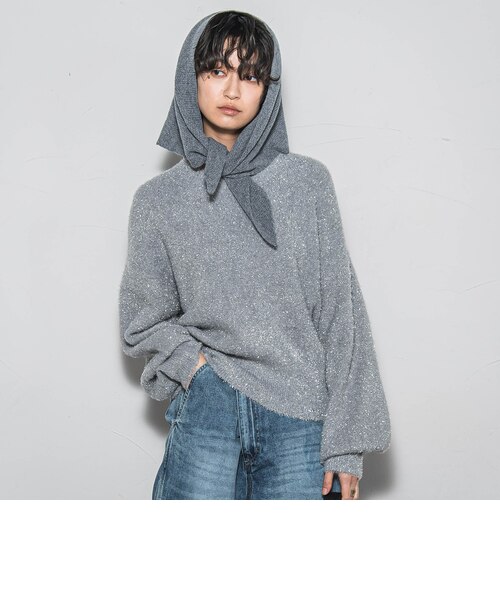 WEB限定】ラメフェザーニット≪手洗い可能≫｜メイソングレイの通販