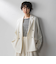 【えらべるSET UP】叶えるダブルブレストジャケット≪手洗い可能≫