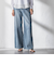 デニムワイドパンツ≪洗濯機で洗える≫