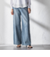 デニムワイドパンツ≪洗濯機で洗える≫