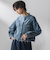 デニムショートジャケット≪洗濯機で洗える≫