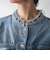 デニムショートジャケット≪洗濯機で洗える≫