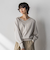 LEVITA Vネックドルマンニットプルオーバー