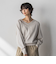 LEVITA Vネックドルマンニットプルオーバー