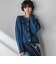 デニムライクニットジャケット