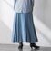 【40周年限定】カラーデニムセミフレアスカート