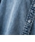 ラウンドヘムデニムクロップドシャツ