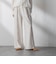 ボタニカル刺繍イージーワイドパンツ