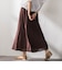 麻調シアーセミフレアスカート