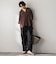 麻調シアーBACKタックスキッパーブラウス