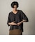 【40周年限定】メッセージ刺繍Vネックニットプルオーバー