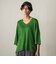 【40周年限定】メッセージ刺繍Vネックニットプルオーバー