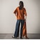 【40周年限定】メッセージ刺繍Vネックニットプルオーバー