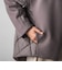 ダンボール×キルティングミドルノーカラーブルゾン