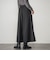 【一瞬で楽とキレイを叶える】ナチュラルストレッチプリーツキュロットパンツ≪セットアップ対応≫