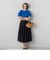TCブロードフリンジ刺繍ブラウス≪手洗い可能≫