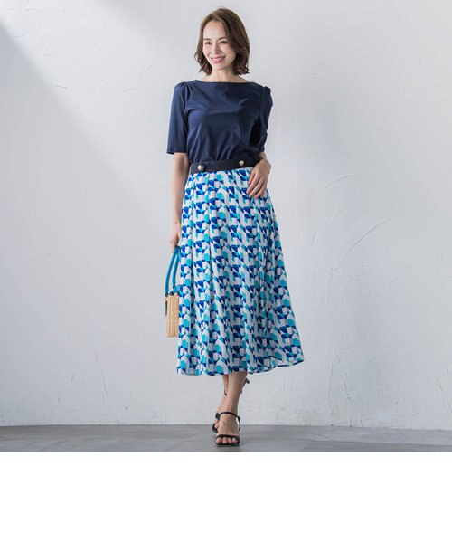 新品タグ付き　ジオメトリックトップス& ジオメトリックスカート 新品タグ付き ジオメトリックトップス\u0026 ジオメトリックスカート