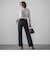 フランス綾TR2WAYストレッチワイドパンツ≪洗濯機で洗える≫