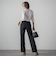 フランス綾TR2WAYストレッチワイドパンツ≪洗濯機で洗える≫