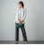 フランス綾TR2WAYストレッチワイドパンツ≪洗濯機で洗える≫