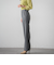 フランス綾TR2WAYストレッチワイドパンツ≪洗濯機で洗える≫