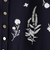 【新色追加】ハーブ刺繍カーディガン≪手洗い可能≫
