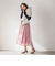 ナチュラルオーガンジースカート