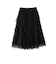 ラッフルチュールスカート≪洗濯機で洗える≫