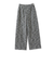 ツイードラメワイドパンツ