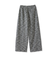ツイードラメワイドパンツ