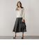 モノトーンツイードスカート