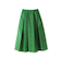 フロントボタンタフタスカート