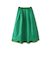 フロントボタンタフタスカート