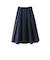 フロントボタンタフタスカート