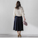 ダブルサテンスカート