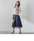 【カタログ掲載】オーガンジーデニムスカート