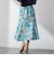 【WEB限定カラーあり】リネンライクフラワースカート