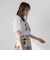 【KEITA KAWASAKI × Viaggio Bluコラボ】袖チュールプリントTシャツ