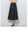 ドットジャガードスカート≪セットアップ対応/洗濯機で洗える≫