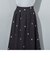 ドットジャガードスカート≪セットアップ対応/洗濯機で洗える≫