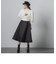 【大きいサイズ】ハートキルティングスカート