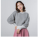 千鳥柄ふわふわニット≪手洗い可能≫