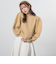 ショルダーパフシャギーニット