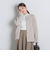 【新色追加】フェレットタッチWフェイスニットカーディガン≪手洗い可能≫