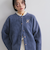 【新色追加】フェレットタッチWフェイスニットカーディガン≪手洗い可能≫