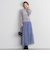 ニュアンスベロアバックシャンカットソー≪手洗い可能≫