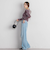 ニュアンスベロアバックシャンカットソー≪手洗い可能≫